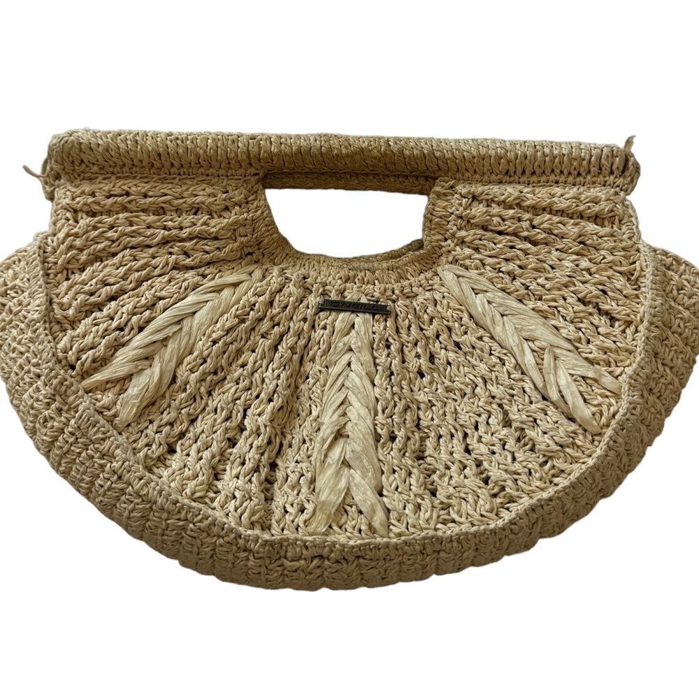 O'Neill Tan Woven Clutch
